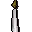 Lit candle